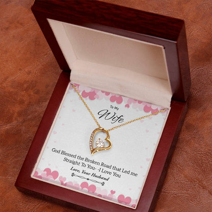 To My Wife | I Love You - Forever Love Necklace