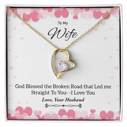 To My Wife | I Love You - Forever Love Necklace